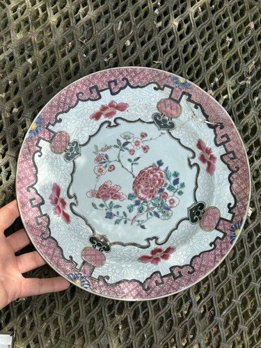 Grand plat porcelaine - de, chine