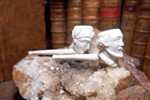 Lot pipes terre cuite - de,