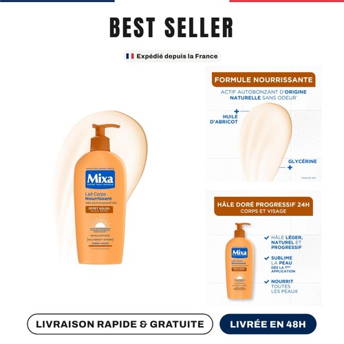 Mixa autobronzant lait - autobronzant,