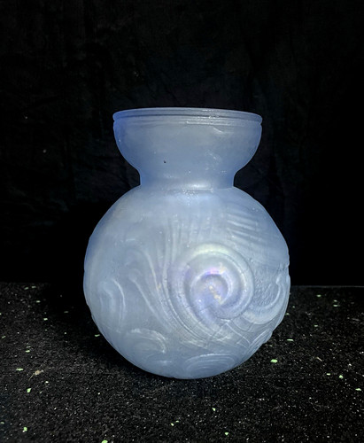 Vase jacinthe bleu - vase, à