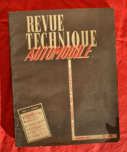 Revue technique automobile - revue, n°