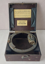 Ancien cercle azimut / Stow Circle, alidade de navigation, WW2