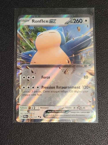 Carte pokemon ronflex - carte,