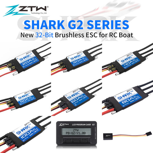 Ztw boat shark - g2, esc