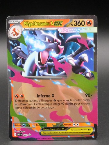 Carte pokémon méga dracaufeu - carte,