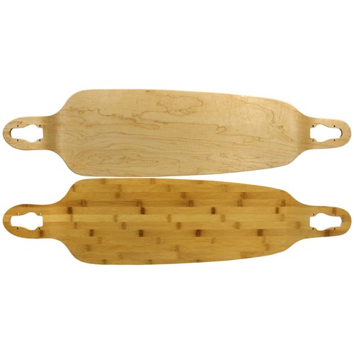 Drop down through longboard - through,