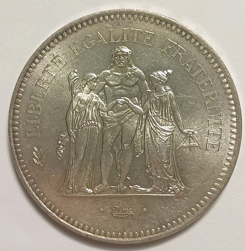 Pièce francs en argent - piÈce, de