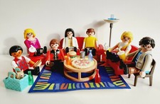 Playmobil THE BIG BANG THEORY Sheldon Léonard Raj Amy Penny .. salon custom
