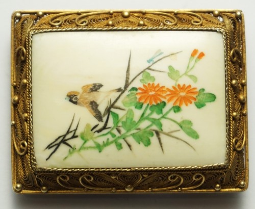 Chine ancienne broche - chine,,