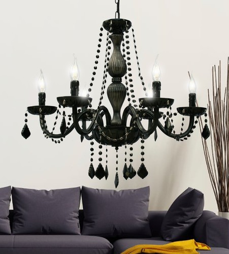 Lustre cristal classique 6 - cristal,