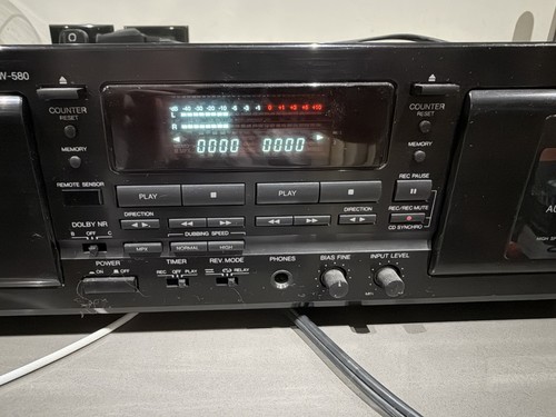 Denon drw 585 double cassette - double,