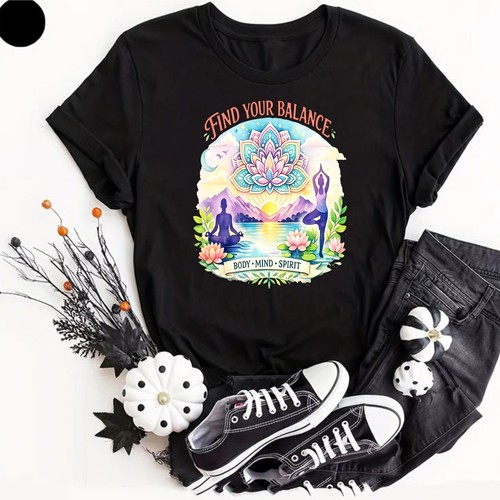 Yoga mandala shirt find - mandala, t