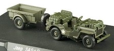 Solido 4494/31 JEEP SAS + TRAILER US 1/43 50TH Modellino