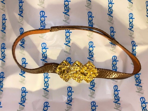 Alexis kirk gold toned buckle - alexis,