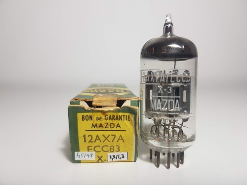 12ax7a mazda silver plates - mazda,