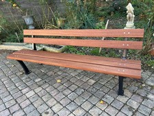 Banc jardin public  1960 restauré dans notre atelier