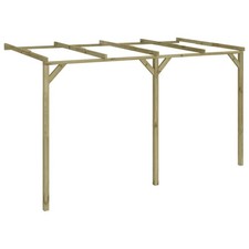 Bois Pergola à Appentis