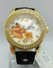 Montre Femme Avion Pin Up Or