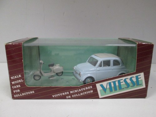 Fiat 500 bleu clair - 500, blue