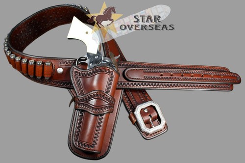 Western gun holster belt - gun,