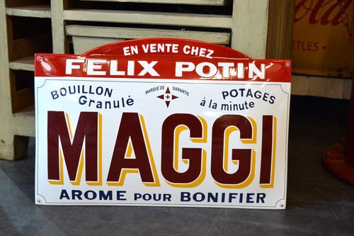 Plaque émaillée maggi félix - émaillée,
