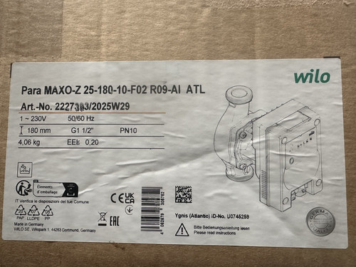 Circulateur wilo para - circulateur,