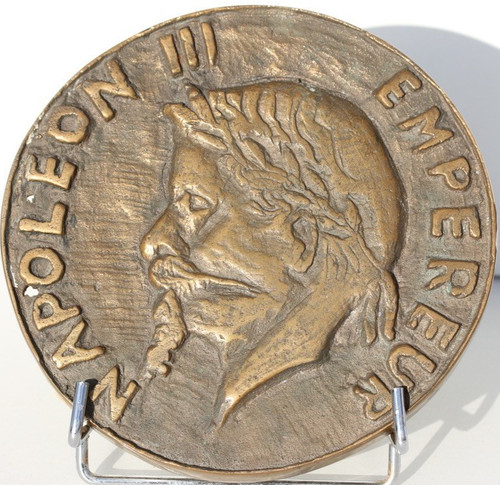 Medaillon bronze napoleon - en,