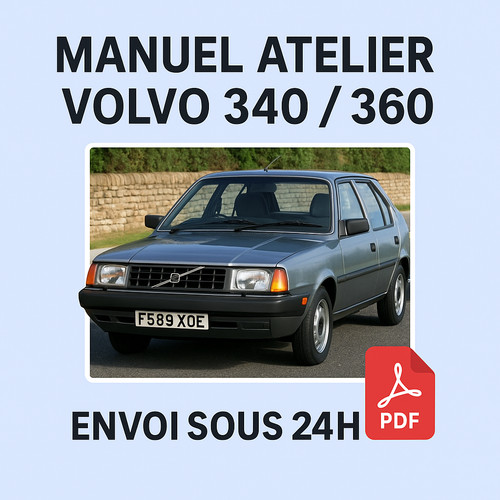 Manuel atelier volvo 340 360 - atelier,