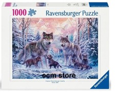 Ravensburger Puzzle Loups Arctiques 1000 pièces 70 x 50 cm jouet éducatif