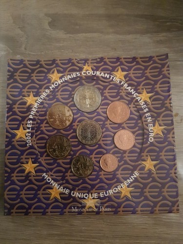 Coffret fleur coin 2002 - de,