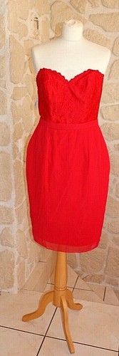 Robe cocktail rouge - petit, 48