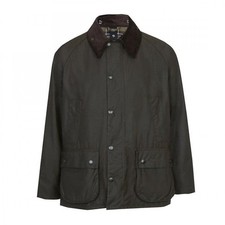 BARBOUR - Manteau Bedale En Cuir Ciré