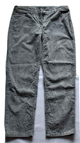 Pantalon velours côtelé - , gris