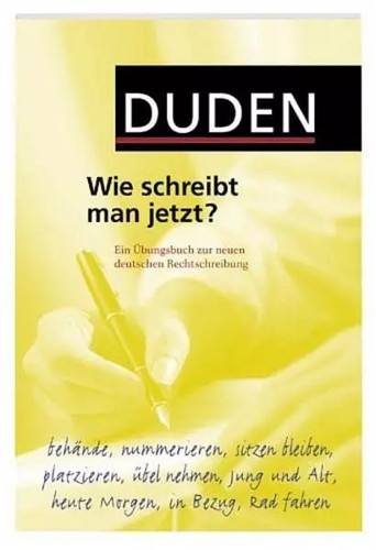 Duden wie schreibt - schreibt, man