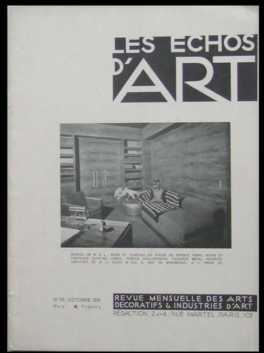 Les echos art 75 - n°75, 1931