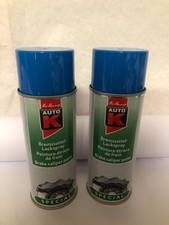 LOT DE 2 BOMBE DE PEINTURE ÉTRIERS DE FREIN BLEU DE MARQUE AUTO K (1.1277)
