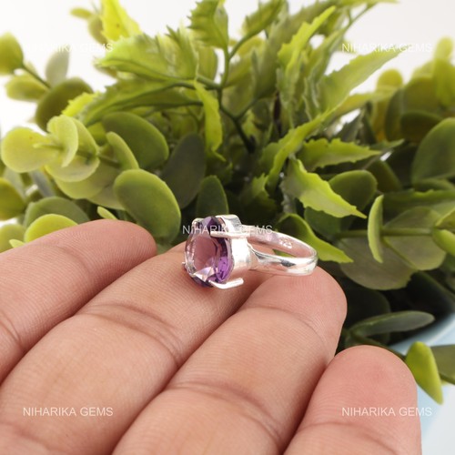 Bague solitaire argent - en, 925