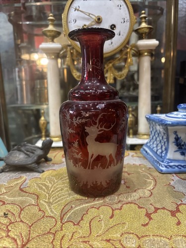Ancien flacon verre de - flacon,