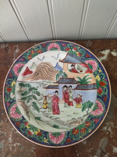 Assiette porcelaine chinoise