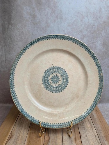 Plat rond terre fer - plat, de