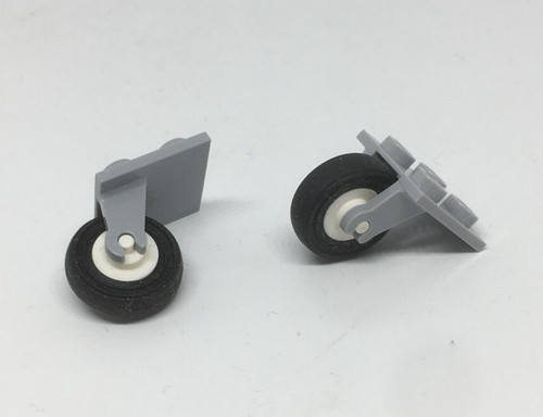 Lego roue pneu avion - 2x,