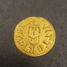 MONNAIE OR WISIGOTH WITTERIC ESPAGNE TRIENS 603-610 AP J.C.