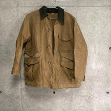 Veste En Coton Huile FILSON Beige Taille 42 D'Occasion Venant Du Japon