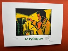 LOUSTAL SERIGRAPHIE LE PYTHAGORE PIGALLE 62-27 ETAT NEUF