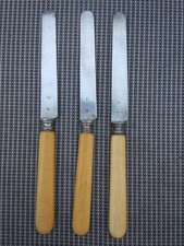 Couteaux de table lame argent