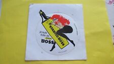 sticker vintage pin up Stabilo Boss  11,5 cm diamètre BIEN LIRE L'ANNONCE, merci