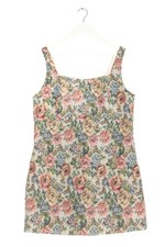 CLOCKHOUSE Robe empire Dames Robe T EU 44 blanc cassé-kaki-rouge