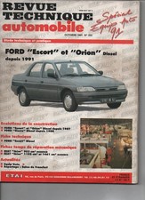 Revue Technique RTA Ford Escort Orion berline break clipper 1.8 d diesel 1991