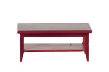 Table Basse Rétro En Acajou Avec Étagère Mobilier Moderne De Salon