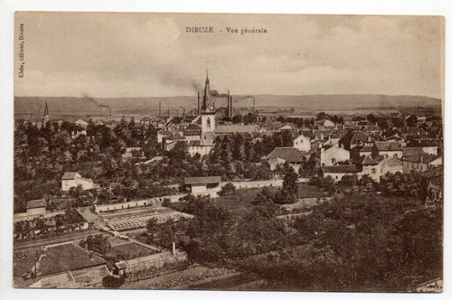 Dieuze duss moselle cpa vue - duss,